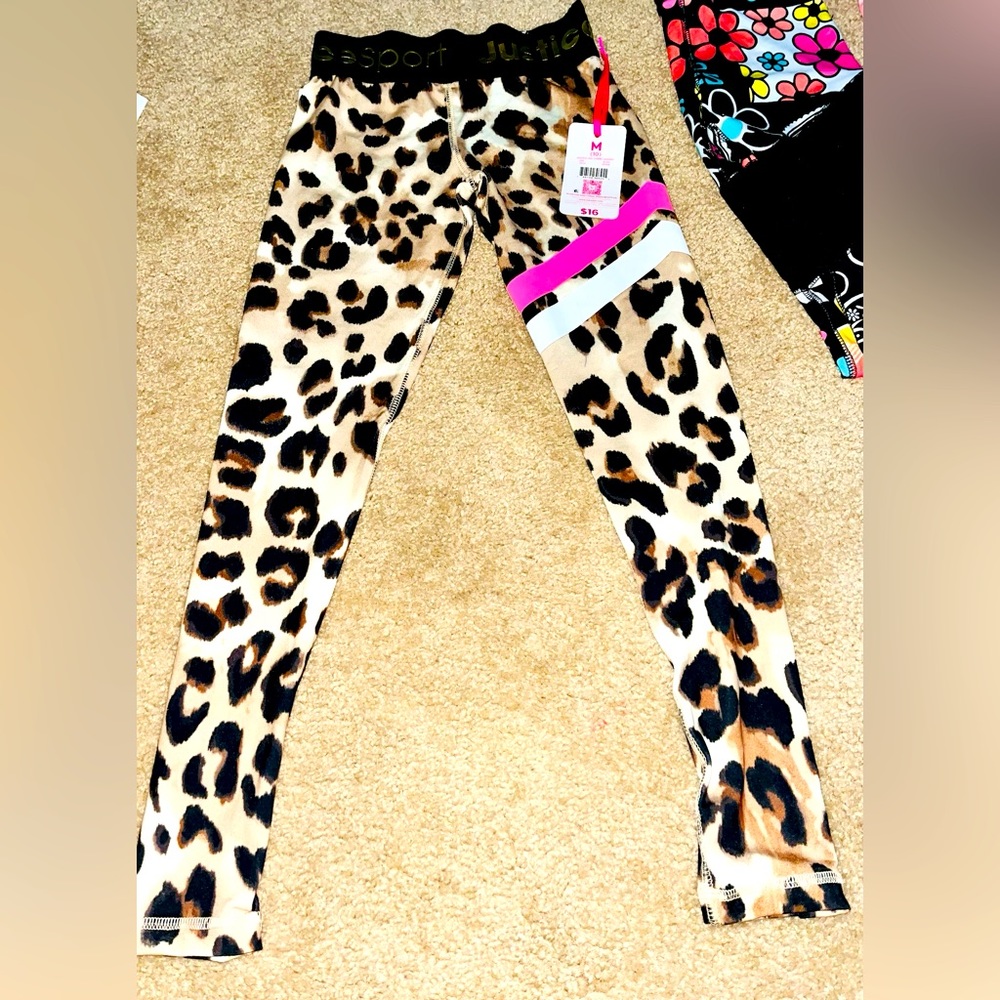 Justice Girls Leggings NWT. Size 10